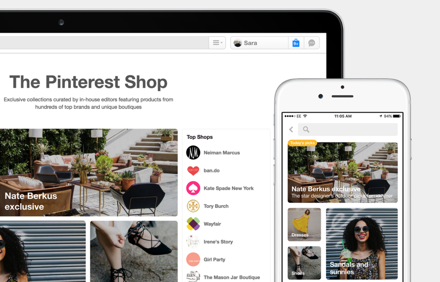 Pinterest optimiza la opción de “Comprar” en productos de decoración y moda para el hogar.