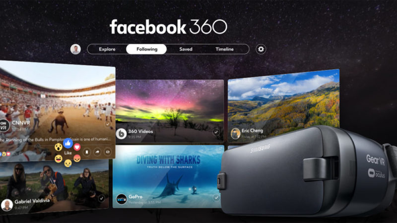 Facebook estrena experiencias de realidad virtual basadas en web dentro del News Feed estándar